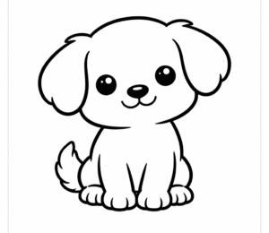 Dog Coloring Pages Free Printable for Kids and Adults