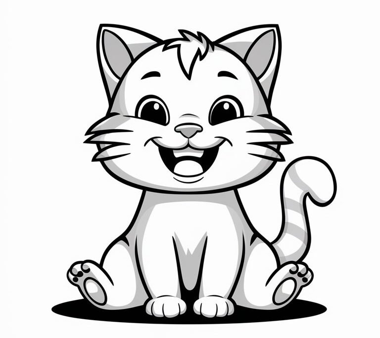 Cat Coloring Pages