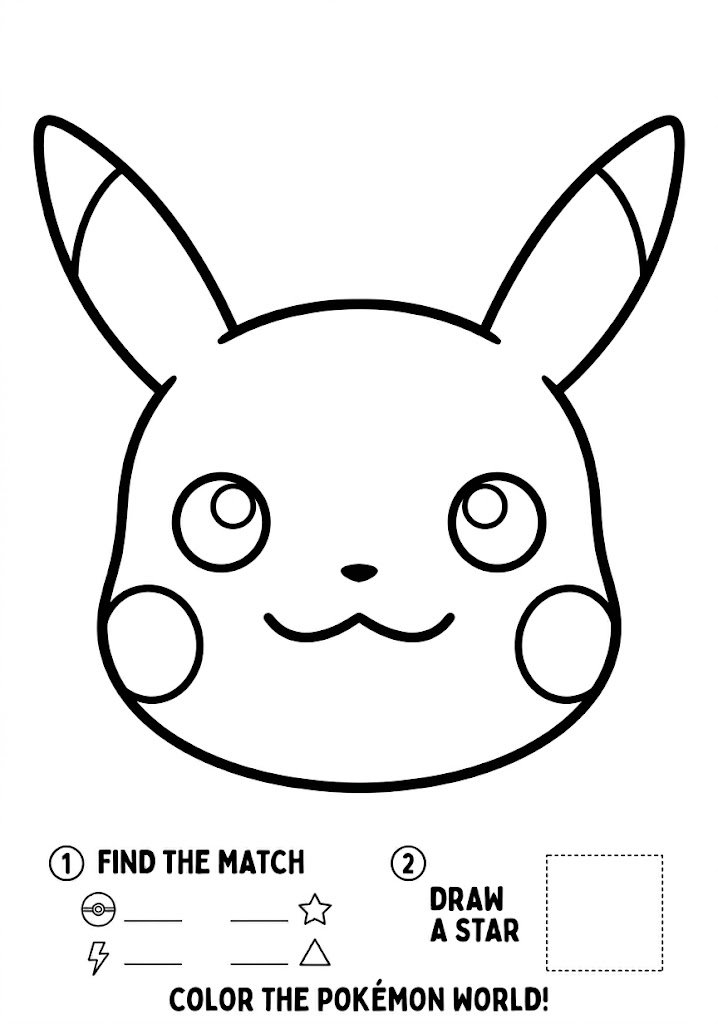 Pikachu Face Close-Up