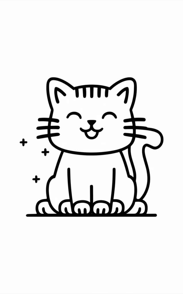 Cat Coloring Pages Free Printable