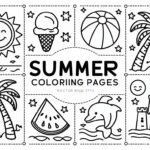 Summer Coloring Pages Free Printable