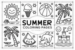 Summer Coloring Pages Free Printable