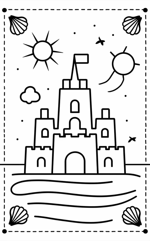 Summer Coloring Pages Preschool