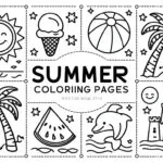 Summer Coloring Pages Free Printable