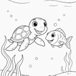 Turtle Coloring Pages