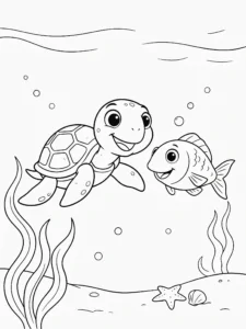 Turtle Coloring Pages
