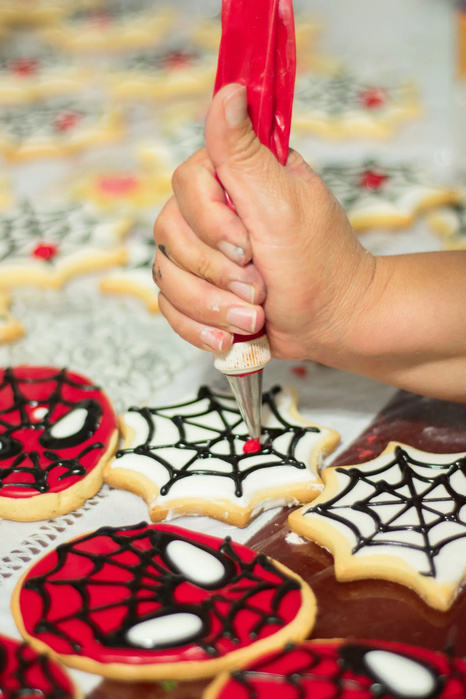 Halloween cookie decorating for kids