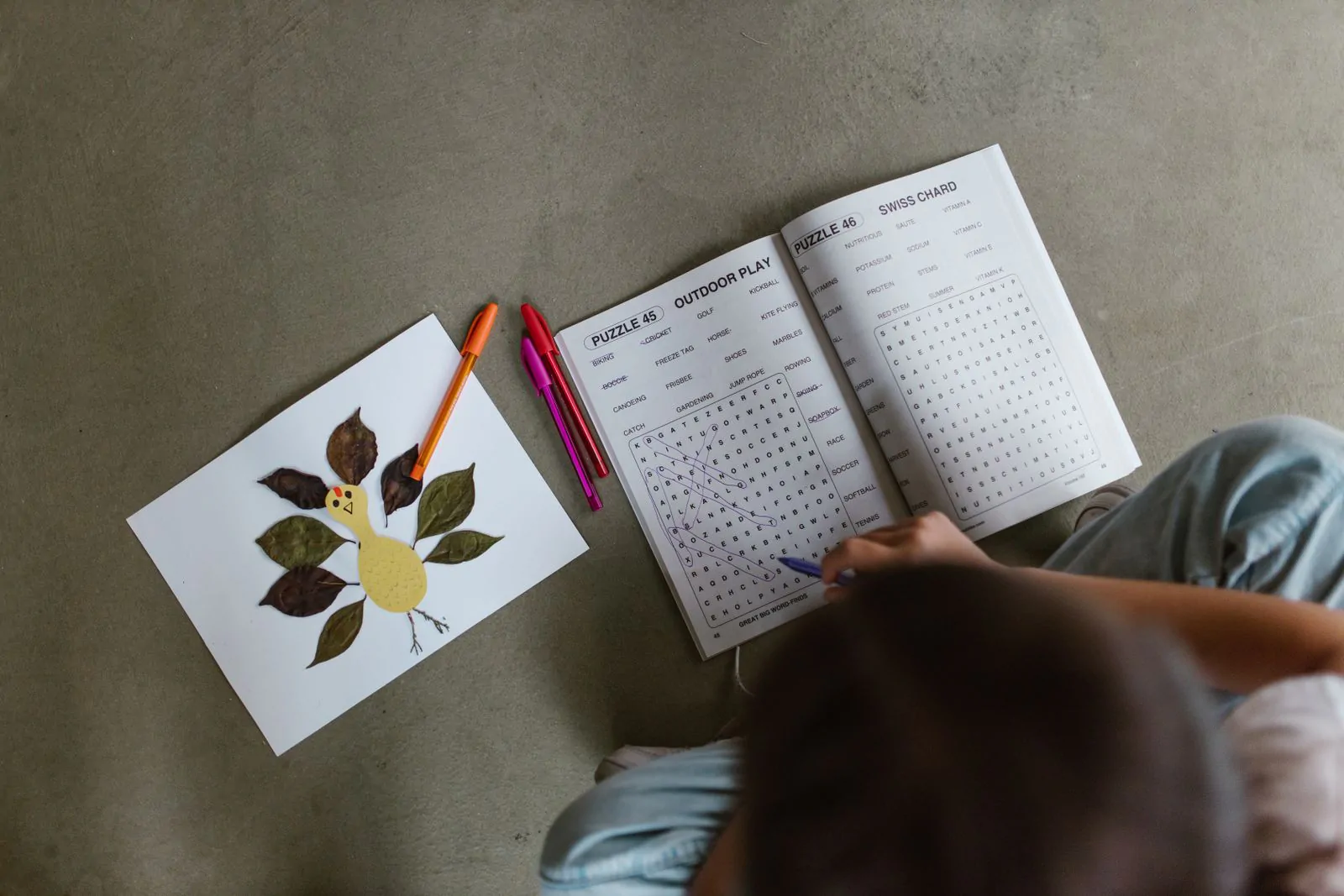 Fall leaf art — easy Halloween crafts for kids
