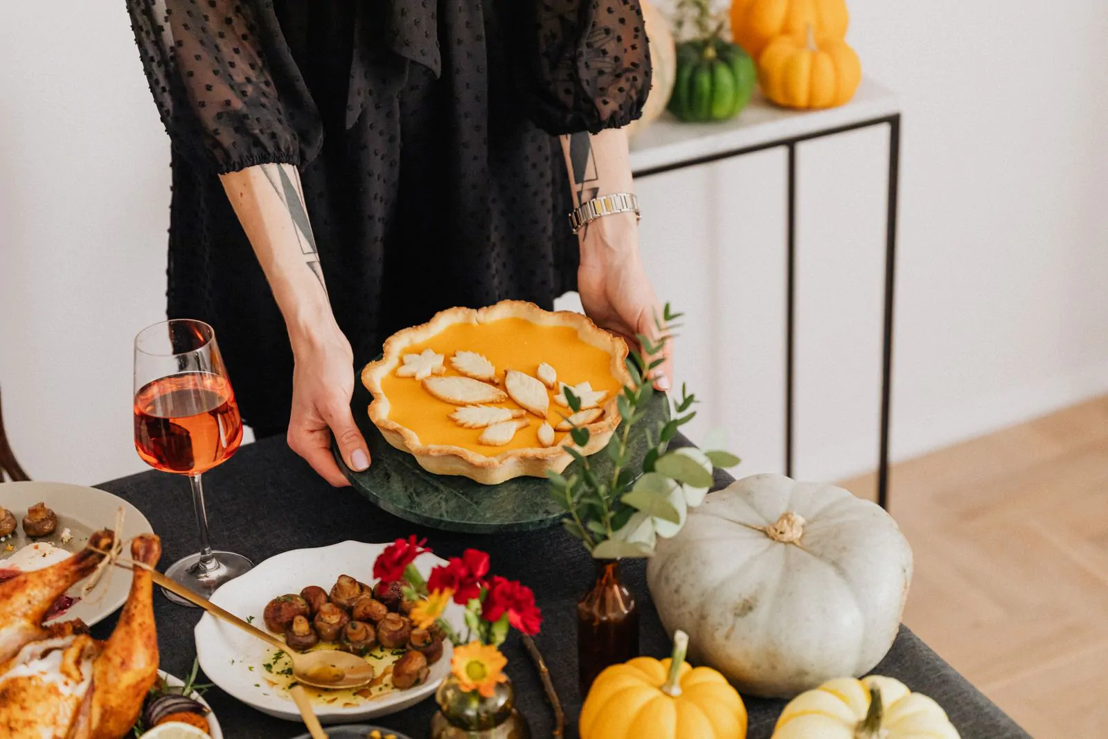 Pumpkin pie Thanksgiving wallpaper